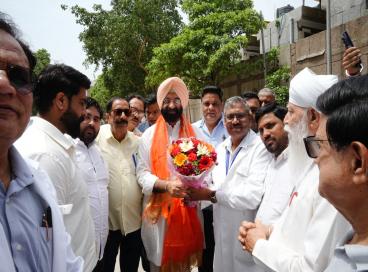 Visit by Sh Manjinder Singh Sirsa ji to GGSGH